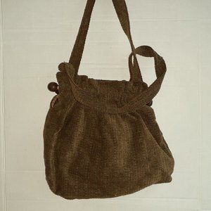 AVENUE Shoulder Bag Brown Cloth Satchel